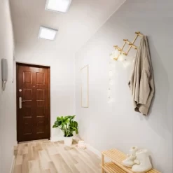 Briloner LED-Decken-& Wandlampe Fire Chrom Matt 21 W Neutralw. 30x30cm 9 Briloner LED-Decken-& Wandlampe Fire Chrom Matt 21 W Neutralw. 30x30cm -Lampe Geschäft 002707361695 1675 082020 2