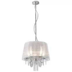 Trio Pendelleuchte Chrom 5-flammig -Lampe Geschäft 07056 2451 pendelleuchte 1