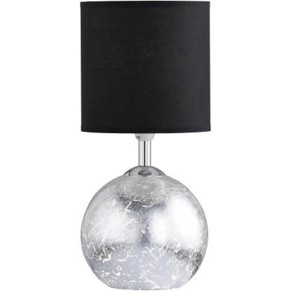 Wofi Tischleuchte Carmen Silber 2-flammig 1 Wofi Tischleuchte Carmen Silber 2-flammig