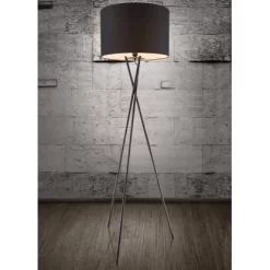 Globo Stehleuchte Gustav Metall Schwarz