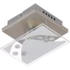 Briloner LED-Deckenleuchte 1-flammig Nickel Matt 8,5 Cm X 12 Cm X 15 Cm