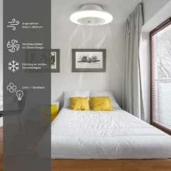 Näve LED-Deckenleuchte Mit Ventilator Adoranto 55 Cm -Lampe Geschäft 222880463 3065 AB imgmil 3