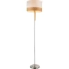 Globo Stehleuchte CHIPSY Nickel Matt-Beige