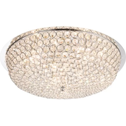 Globo LED-Deckenleuchte EMILIA Chrom 1 Globo LED-Deckenleuchte EMILIA Chrom