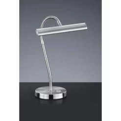 Trio LED-Touch-Tischleuchte Curtis Nickel Matt 4-fach Touch