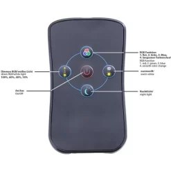 LED-Deckenleuchte Skyler Ø 39 Cm WarmweißRGB -Lampe Geschäft 246491 2426 14242 16 5