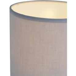 Näve Tischleuchte New York Grau-Chrom -Lampe Geschäft 2872125 3065 3112016 D04