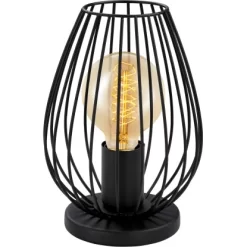 Eglo Tischleuchte Newtown Schwarz