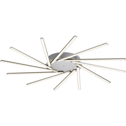 Leuchten Direkt LED-Deckenleuchte Kai Silber 2 Leuchten Direkt LED-Deckenleuchte Kai Silber – Bild 2