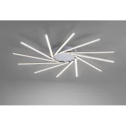 Leuchten Direkt LED-Deckenleuchte Kai Silber