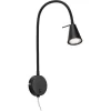 Brilo LED-Bettleuchte Comfort Light 45 Cm X 8 Cm X 20,5 Cm Schwarz