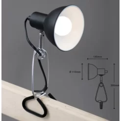 Briloner Klemmleuchte Fix Schwarz -Lampe Geschäft 4002707384601 1675 6