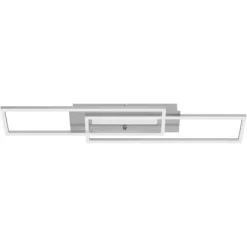 Brilo LED-Deckenleuchte Frame Mid Aluminium