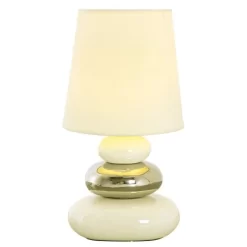 Näve Tischleuchte Stoney Keramik Weiß 31 Cm 9 Näve Tischleuchte Stoney Keramik Weiß 31 Cm -Lampe Geschäft 4003222775011 3065 CU 02