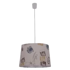 Näve Pendelleuchte Print Textil -Lampe Geschäft 4003222872239 3065 CU 04