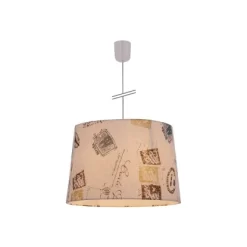 Näve Pendelleuchte Print Textil -Lampe Geschäft 4003222872239 3065 CU 06