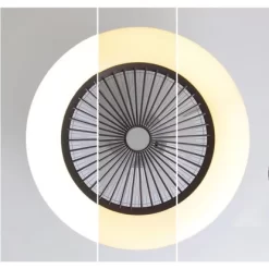 Näve LED-Deckenleuchte Mit Ventilator Adoranto 55 Cm -Lampe Geschäft 4003222880463 3065 CU 09