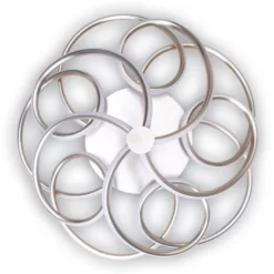 Näve LED-Deckenleuchte Rizado Satin-NickelØ 57 Cm -Lampe Geschäft 4003222885390 3065 CU 06