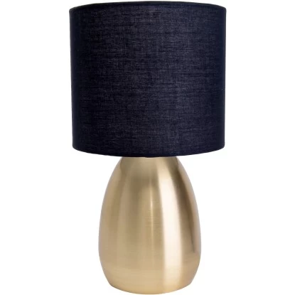 Näve Tischleuchte Aurum Gold-Schwarz 33 Cm 1 Näve Tischleuchte Aurum Gold-Schwarz 33 Cm