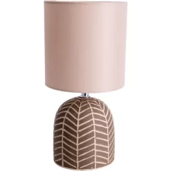 Näve Tischleuchte Folio Keramik Braun Ca. 27,5 Cm -Lampe Geschäft 4003222885512 3065 CU 03