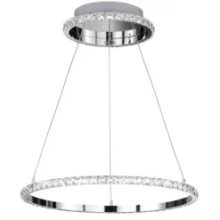 Wofi LED Pendelleuchte Chrome Dimmbar