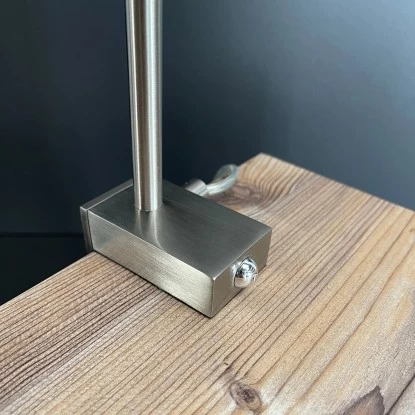 Fischer & Honsel LED-Klemmleuchte Jax Nickelfarben 40-80 Cm 3 Fischer & Honsel LED-Klemmleuchte Jax Nickelfarben 40-80 Cm – Bild 3