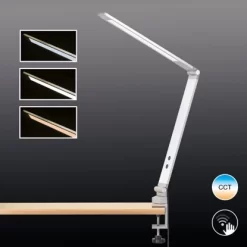 Fischer & Honsel LED-Klemmleuchte Geri Aluminiumfarben/Weiß 38 Cm 7 Fischer & Honsel LED-Klemmleuchte Geri Aluminiumfarben/Weiß 38 Cm -Lampe Geschäft 4003694504553 1546 A 10