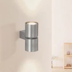 Brilliant LED-Wandleuchte Izon 2-flammig Aluminium