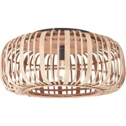 Brilliant Deckenleuchte Woodrow Ø 50 Cm Hellbraun