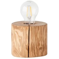 Brilliant Tischleuchte Trabo FSC®-Holz 10 Cm Hoch Kiefer Gebeizt -Lampe Geschäft 4004353393495 1079 2