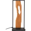 Brilliant LED-Tischleuchte Chaumont 50 Cm Schwarz Und Holz