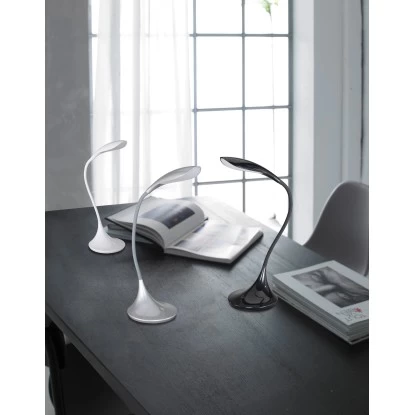 Wofi LED-Tischleuchte Yon Silber 1 Wofi LED-Tischleuchte Yon Silber