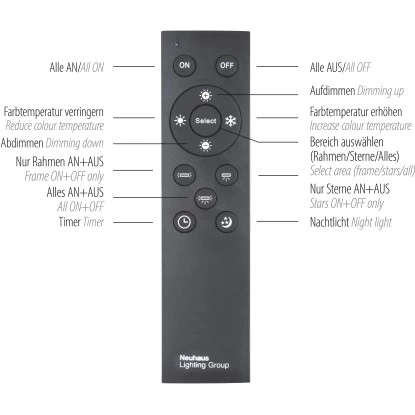 Paul Neuhaus LED-Deckenleuchte Yuki Stahlfarben 66,8 X 50 Cm 4 Paul Neuhaus LED-Deckenleuchte Yuki Stahlfarben 66,8 X 50 Cm – Bild 4