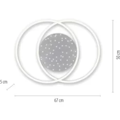 Paul Neuhaus LED-Deckenleuchte Yuki Stahlfarben 66,8 X 50 Cm 18 Paul Neuhaus LED-Deckenleuchte Yuki Stahlfarben 66,8 X 50 Cm -Lampe Geschäft 4012248358276 2426 07