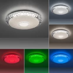 Leuchten Direkt LED-Deckenleuchte Lucca Transparent Ø 51 Cm 25 Leuchten Direkt LED-Deckenleuchte Lucca Transparent Ø 51 Cm -Lampe Geschäft 4043689975593 2426 04
