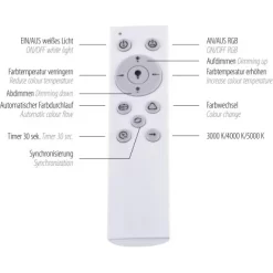 Leuchten Direkt LED-Deckenleuchte Lucca Transparent Ø 51 Cm 24 Leuchten Direkt LED-Deckenleuchte Lucca Transparent Ø 51 Cm -Lampe Geschäft 4043689975593 2426 05