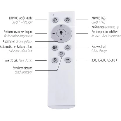 Leuchten Direkt LED-Deckenleuchte Lucca Transparent Ø 51 Cm 5 Leuchten Direkt LED-Deckenleuchte Lucca Transparent Ø 51 Cm – Bild 5