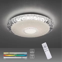 Leuchten Direkt LED-Deckenleuchte Lucca Transparent Ø 51 Cm 30 Leuchten Direkt LED-Deckenleuchte Lucca Transparent Ø 51 Cm -Lampe Geschäft 4043689975593 2426 13
