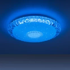 Leuchten Direkt LED-Deckenleuchte Lucca Transparent Ø 51 Cm 35 Leuchten Direkt LED-Deckenleuchte Lucca Transparent Ø 51 Cm -Lampe Geschäft 4043689975593 2426 Farb B