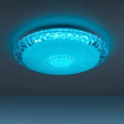 Leuchten Direkt LED-Deckenleuchte Lucca Transparent Ø 51 Cm 38 Leuchten Direkt LED-Deckenleuchte Lucca Transparent Ø 51 Cm -Lampe Geschäft 4043689975593 2426 Var 1