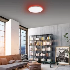 Leuchten Direkt LED-Deckenleuchte Gustav Weiß Ø 42 Cm -Lampe Geschäft 4043689979607 2426 02