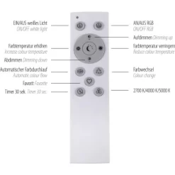 Leuchten Direkt LED-Deckenleuchte Gustav Weiß Ø 42 Cm -Lampe Geschäft 4043689979607 2426 05