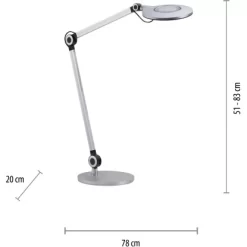 Leuchten Direkt Schreibtischleuchte Niklas Schwarz 78 X 103 Cm -Lampe Geschäft 4043689980795 2426 07
