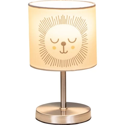 Kinder-Tischleuchte Safari Adventure Löwenprint 13 Cm X 22 Cm 1 Kinder-Tischleuchte Safari Adventure Löwenprint 13 Cm X 22 Cm