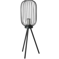 Amare Stehlampe Vintage Metall 60 Cm Schwarz