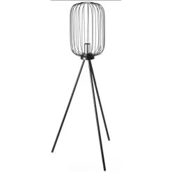 Amare Stehlampe Vintage Metall Fitting 102 Cm Schwarz