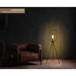 Amare Stehlampe Vintage Metall Fitting 102 Cm Schwarz 15 Amare Stehlampe Vintage Metall Fitting 102 Cm Schwarz -Lampe Geschäft 4251083912148 4655 05