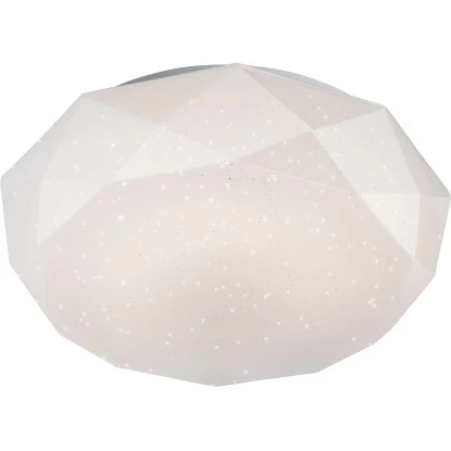 Nino Leuchten LED-Deckenleuchte Diamond Weiß-Diamant Ø 41 Cm 1 Nino Leuchten LED-Deckenleuchte Diamond Weiß-Diamant Ø 41 Cm