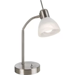 Nino Leuchten LED-Tischleuchte Daytona Nickel EEK: A++