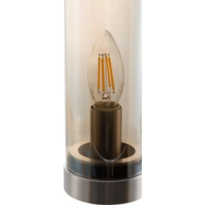 Nino Leuchten Tischleuchte Bottle Nickel Matt Amber 4 Nino Leuchten Tischleuchte Bottle Nickel Matt Amber – Bild 4